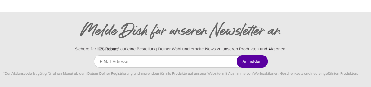 10% Juwelkerze Gutschein bei der Newsletter-Anmeldung